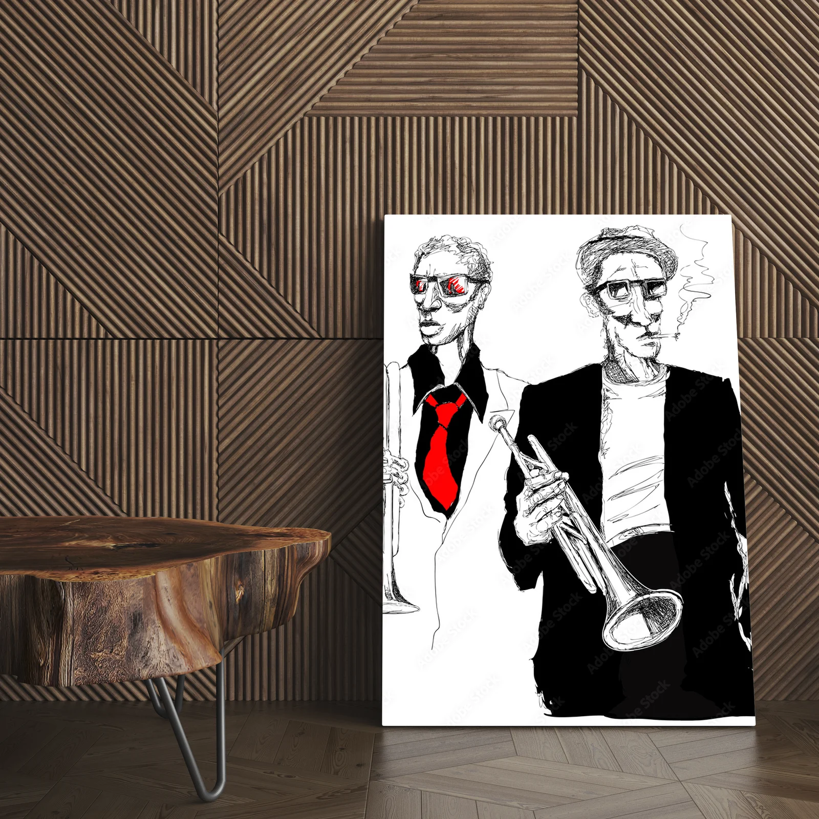 Muzykalna pasja w bieli: Trębacze na tle harmonii