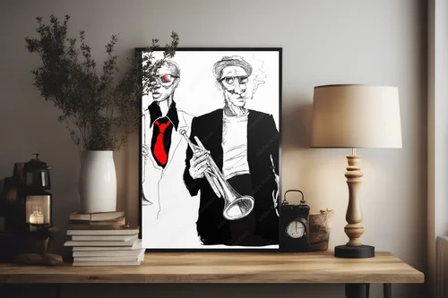 Muzykalna pasja w bieli: Trębacze na tle harmonii
