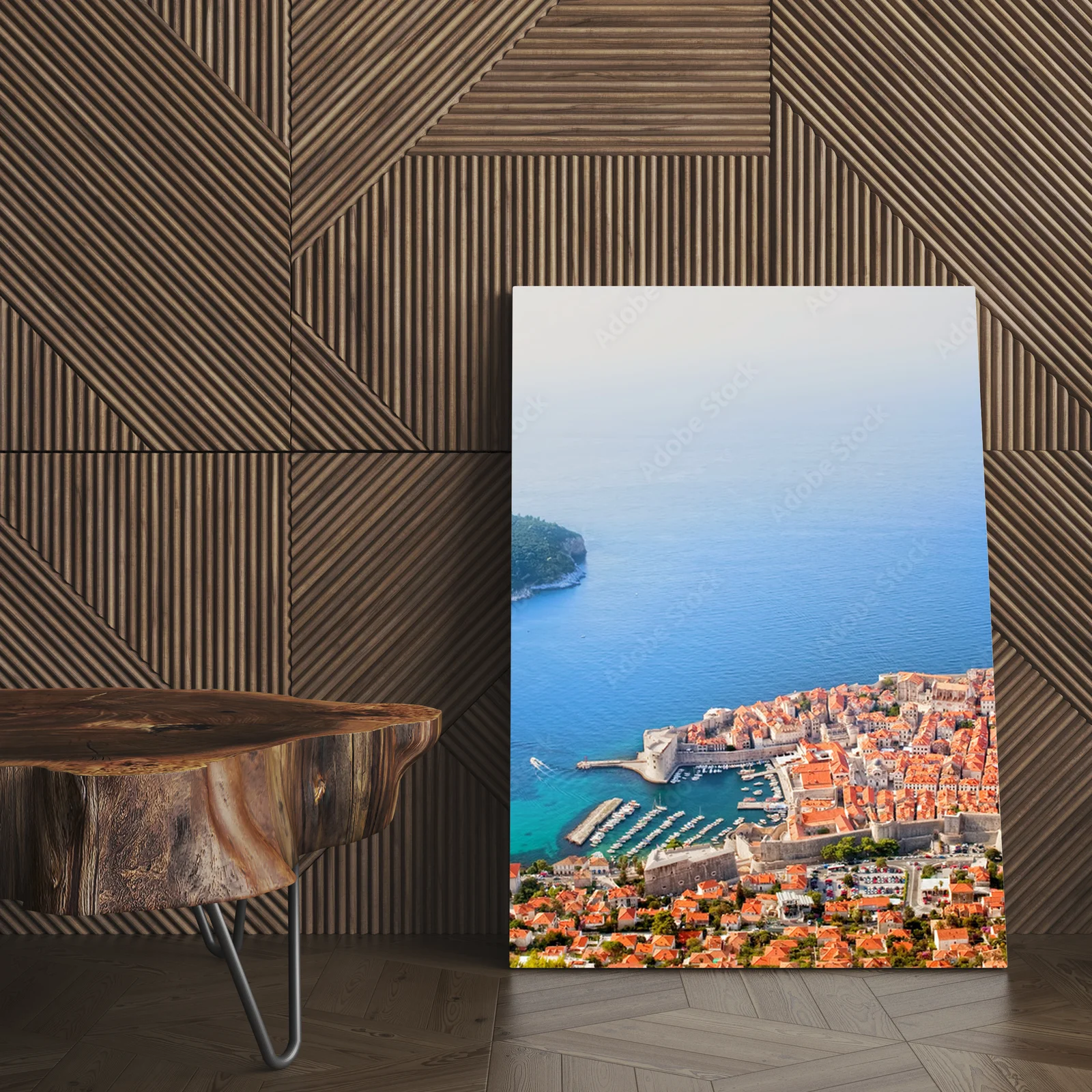 Atrakcyjne ujęcie Dubrovnika z lotu ptaka