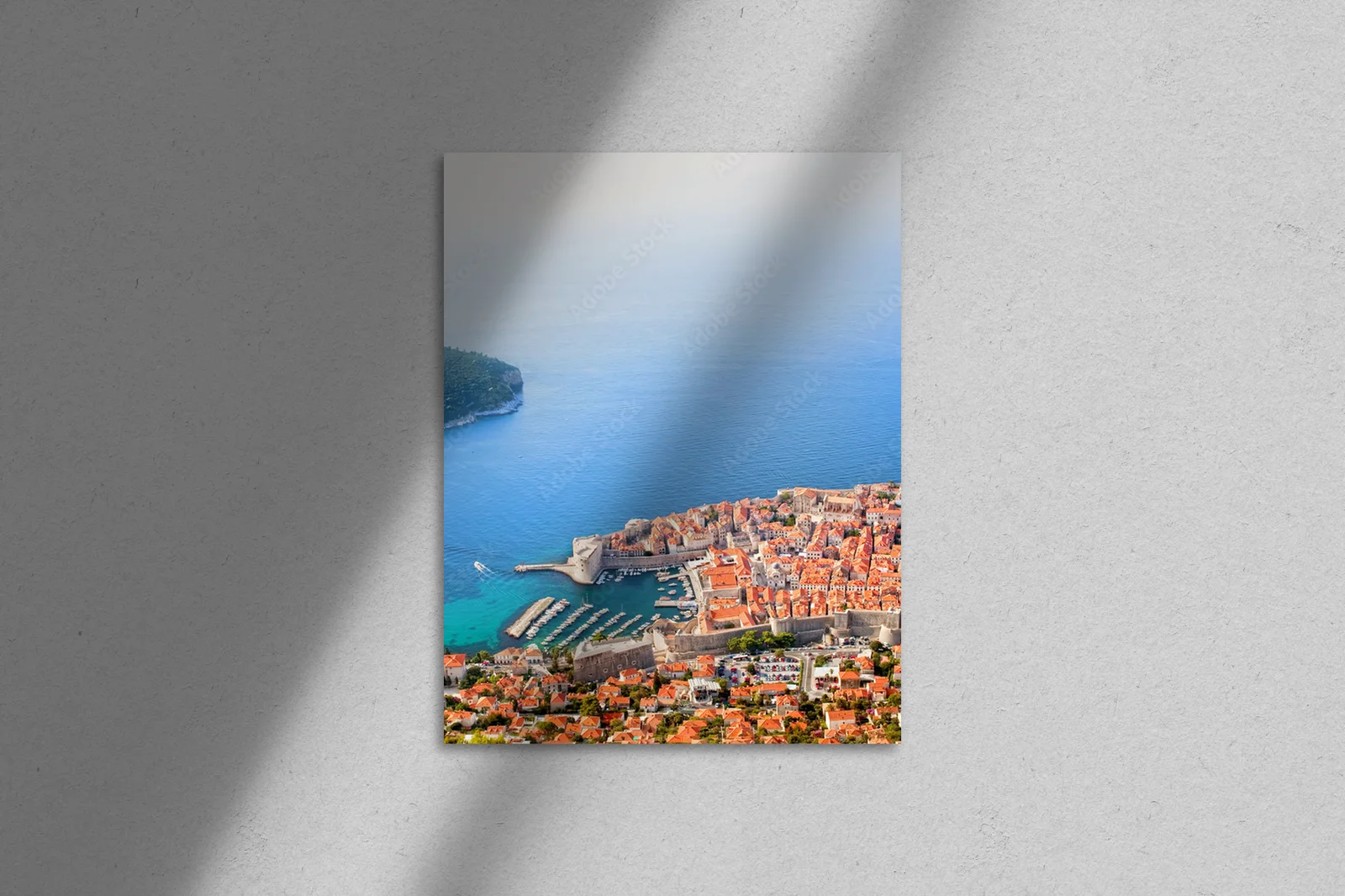 Atrakcyjne ujęcie Dubrovnika z lotu ptaka