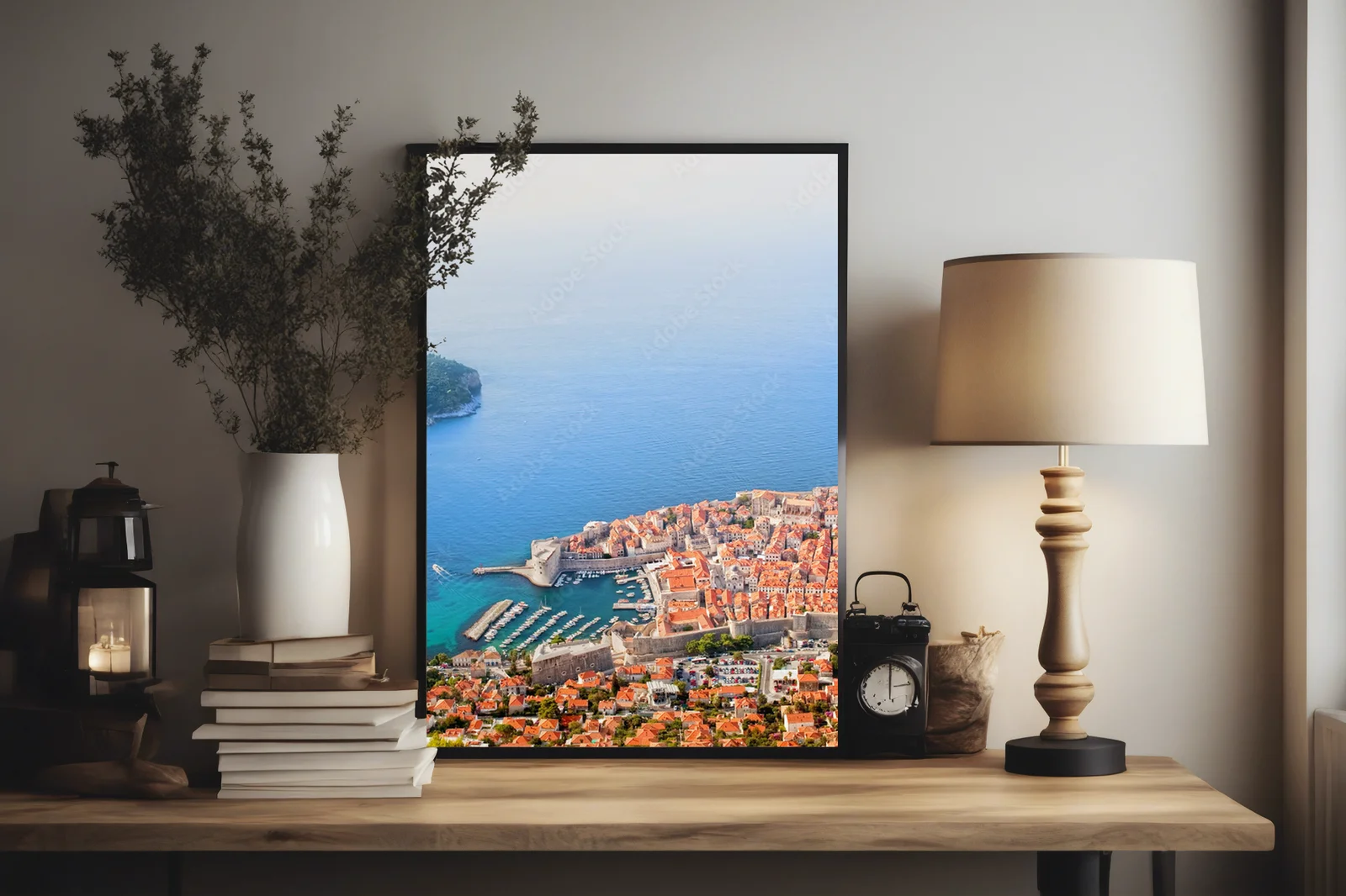 Atrakcyjne ujęcie Dubrovnika z lotu ptaka