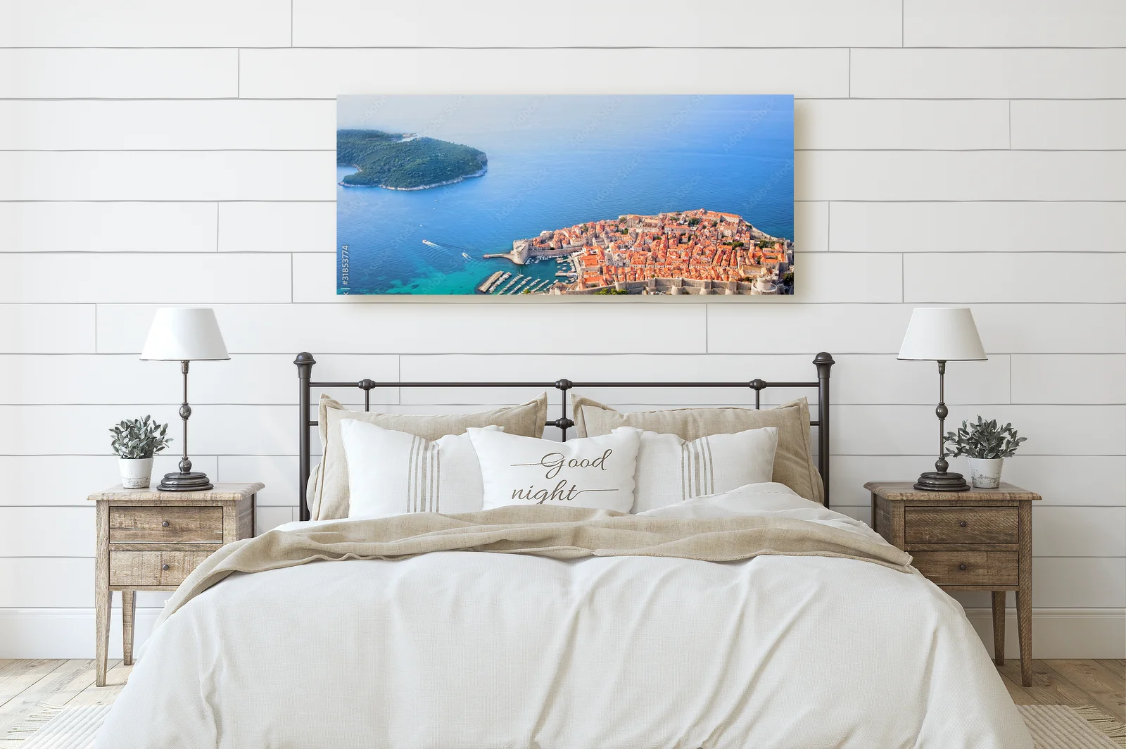 Atrakcyjne ujęcie Dubrovnika z lotu ptaka