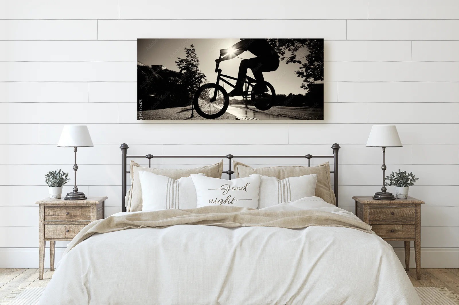 Energiczne akrobacje w monochromatycznym stylu