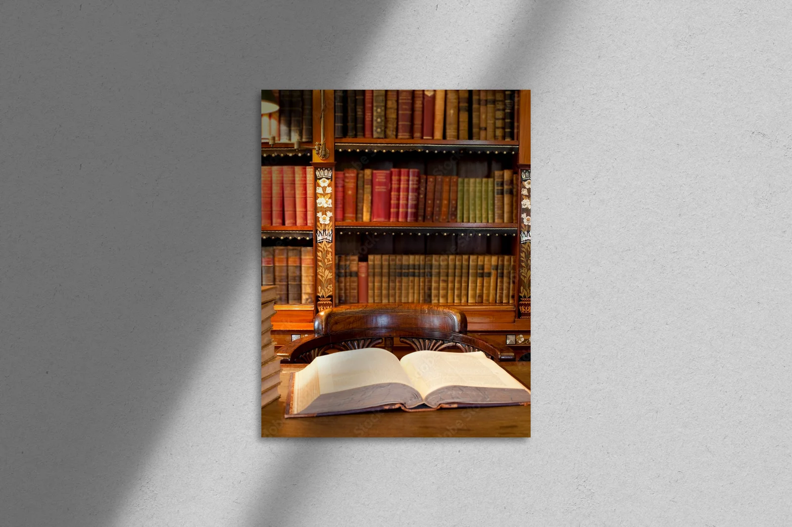 Elegancka biblioteka w klasycznym stylu