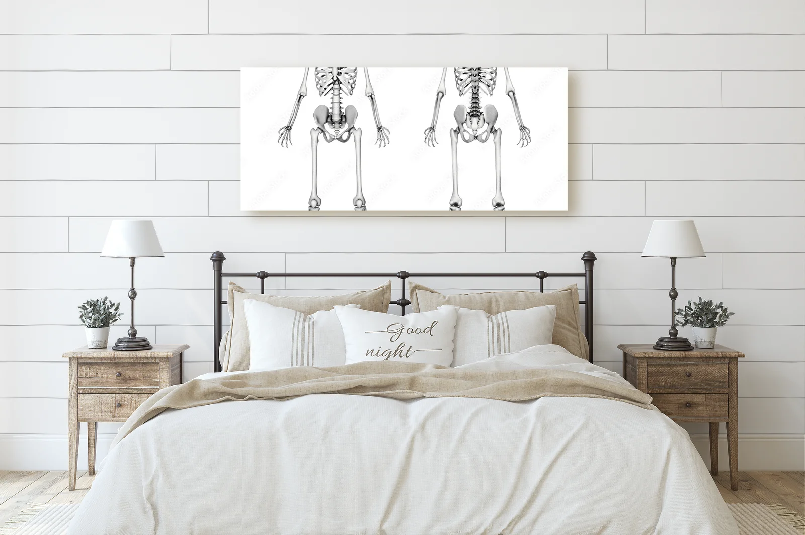 Harmonia bieli i detali w rysunku anatomicznym