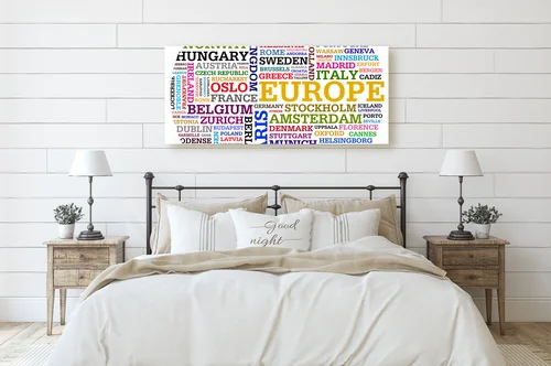 Wizjonerska mapa Europejskich miejscowości