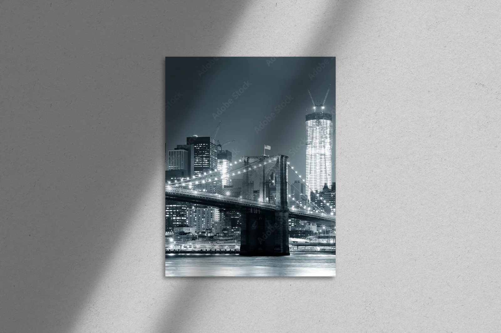 Zachwycający Brooklyn Bridge w stonowanej palecie