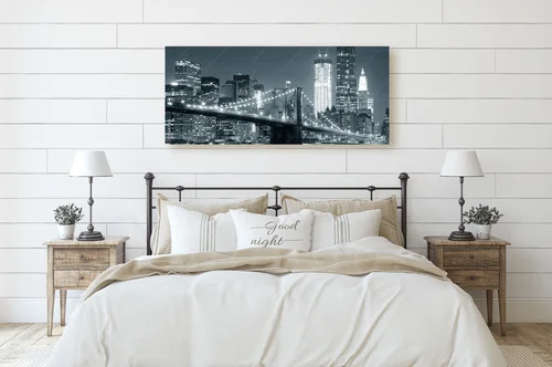 Zachwycający Brooklyn Bridge w stonowanej palecie