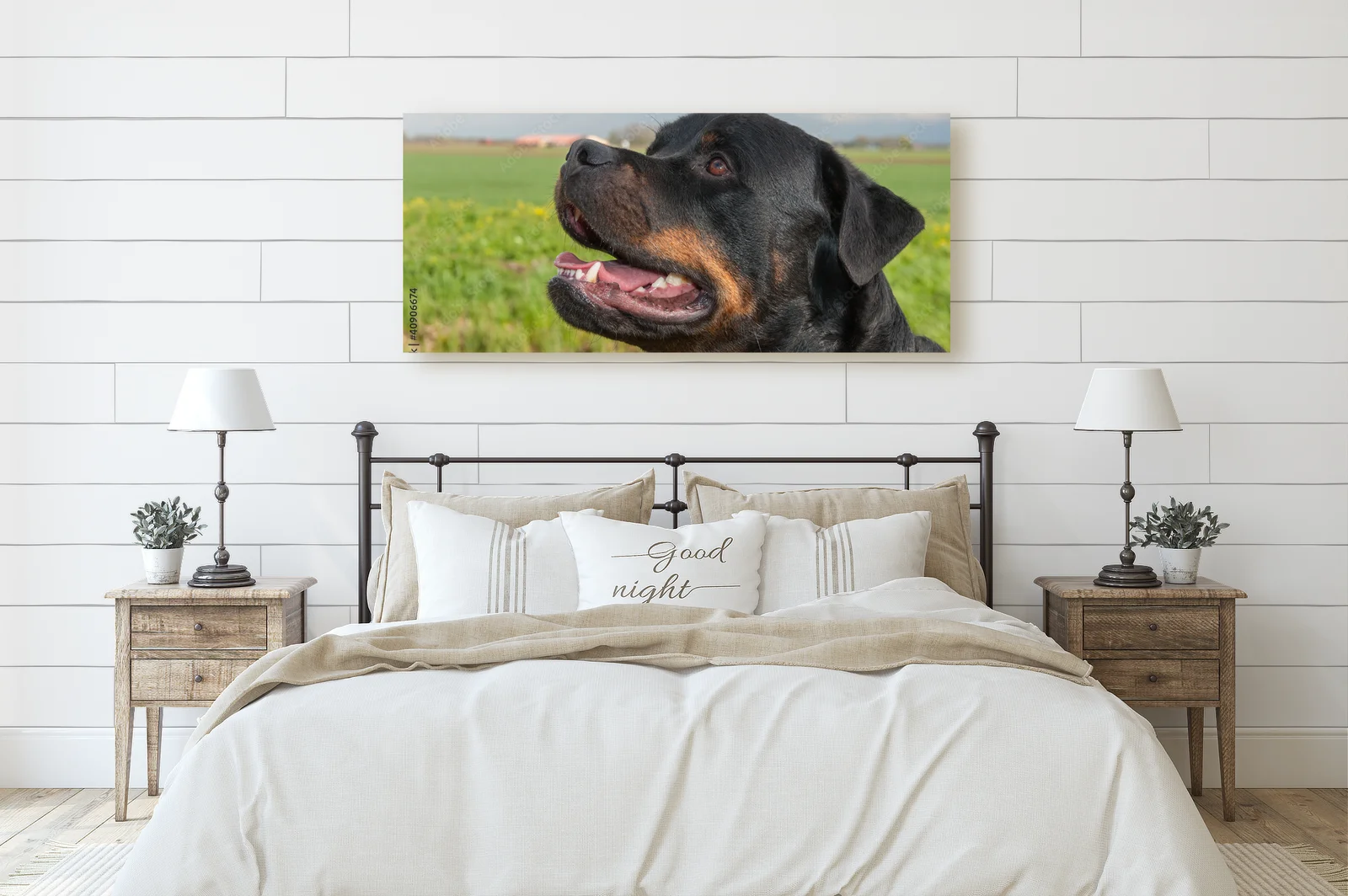 Energetyczny portret rottweilera w naturalnych tonach