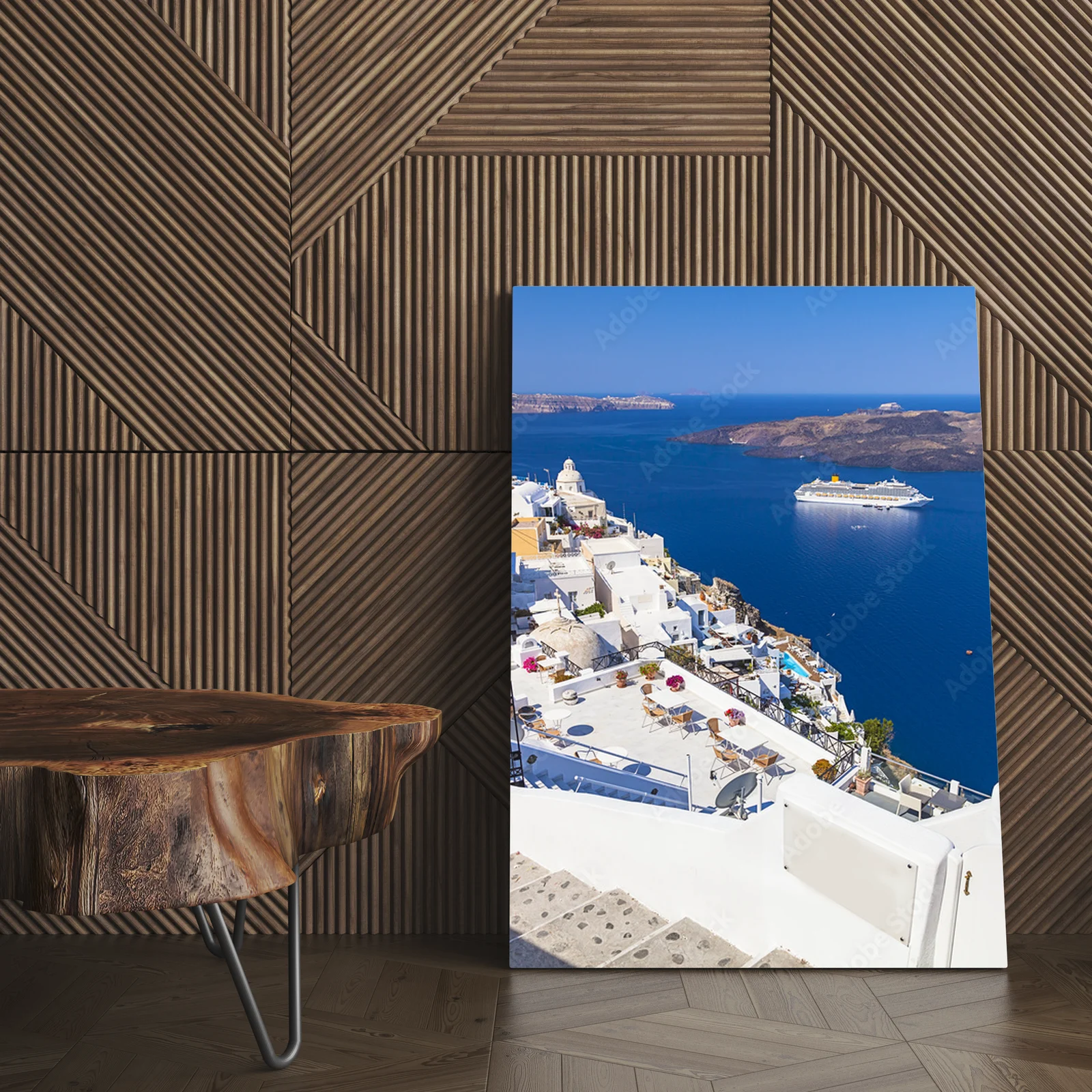 Urok Santorini: Błękitne niebo i białe domki