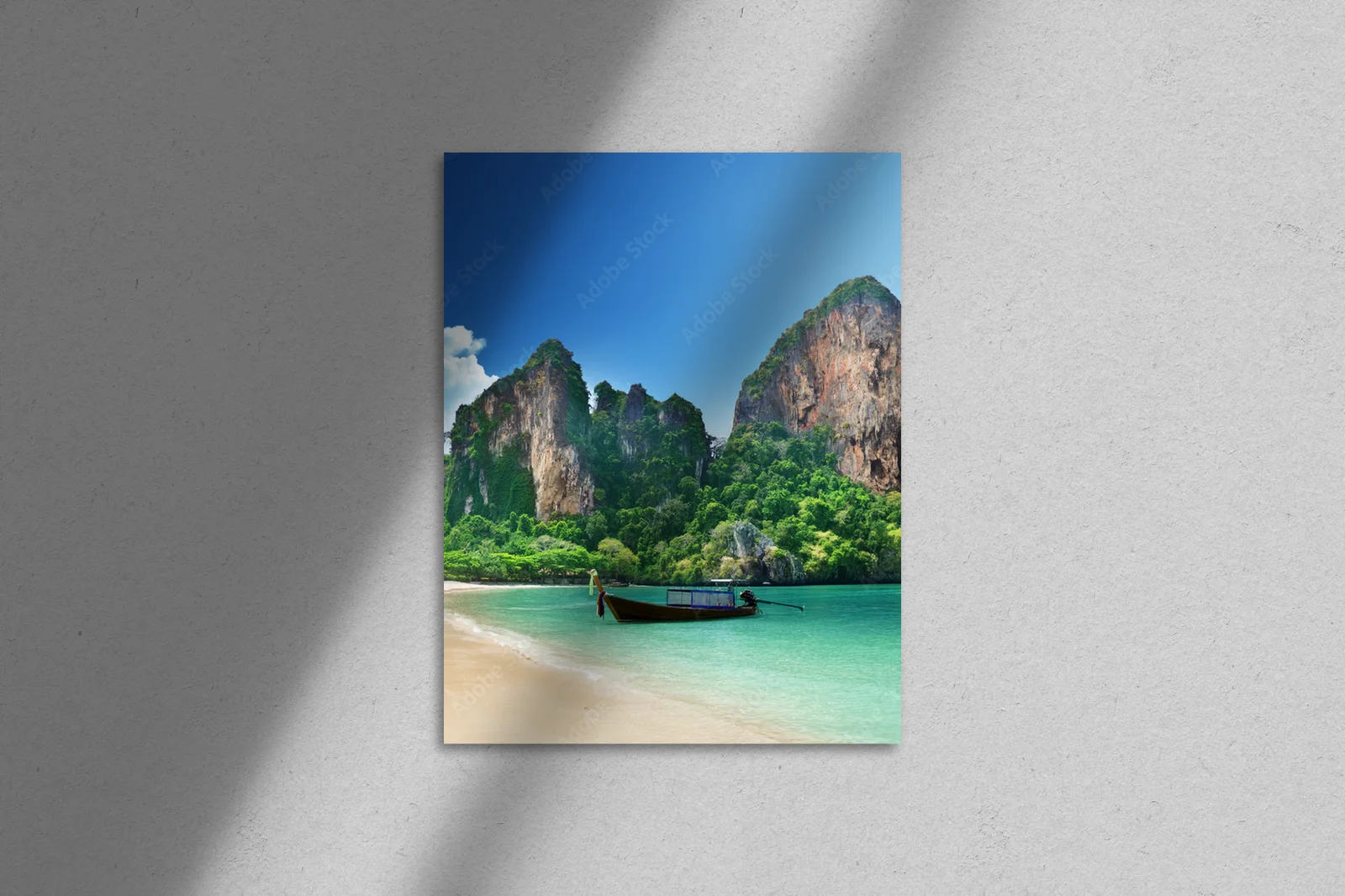 Tropikalny raj na plaży Railay w Tajlandii