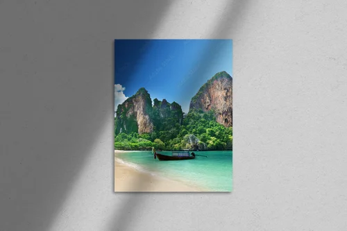 Tropikalny raj na plaży Railay w Tajlandii