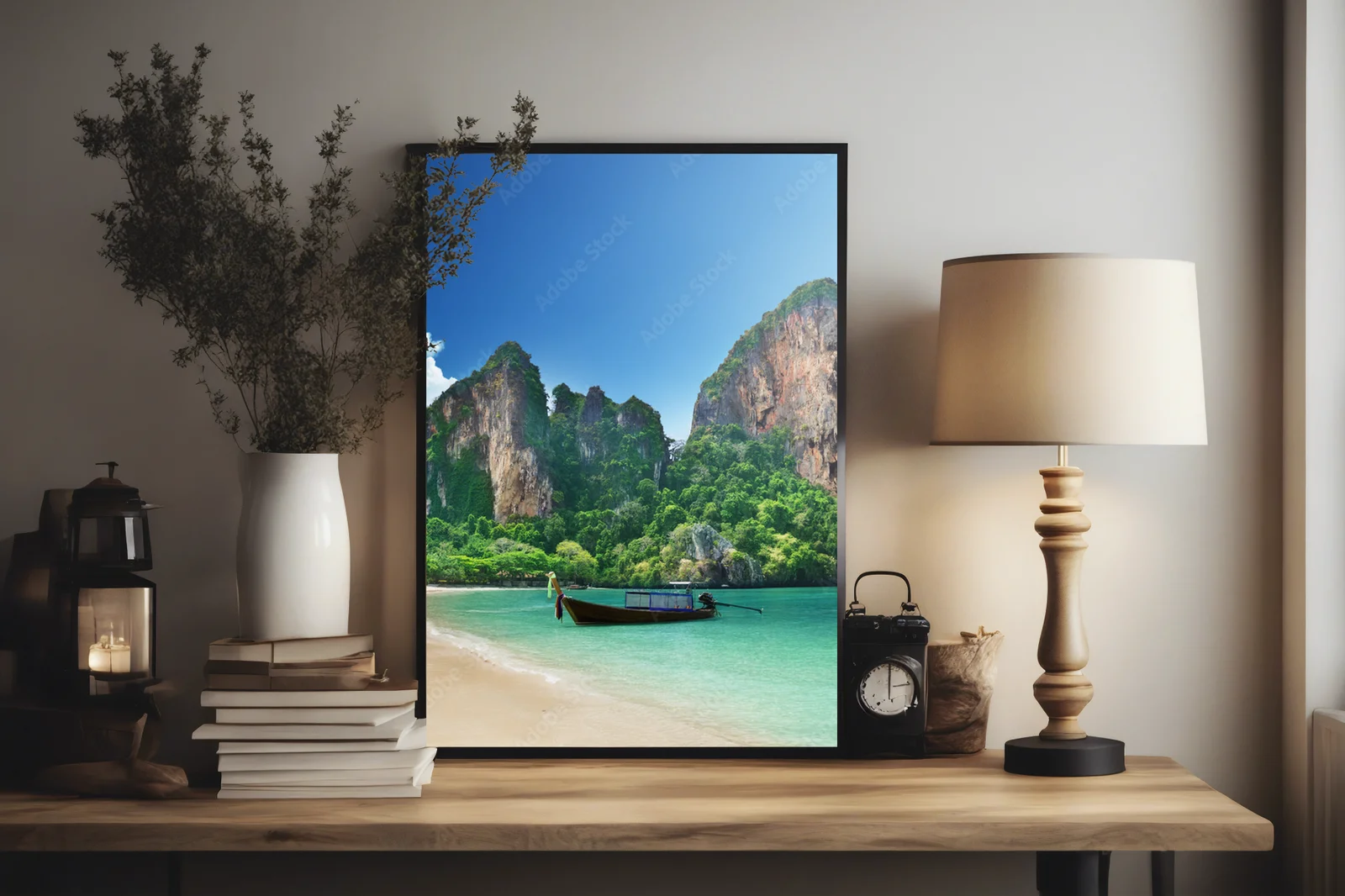Tropikalny raj na plaży Railay w Tajlandii
