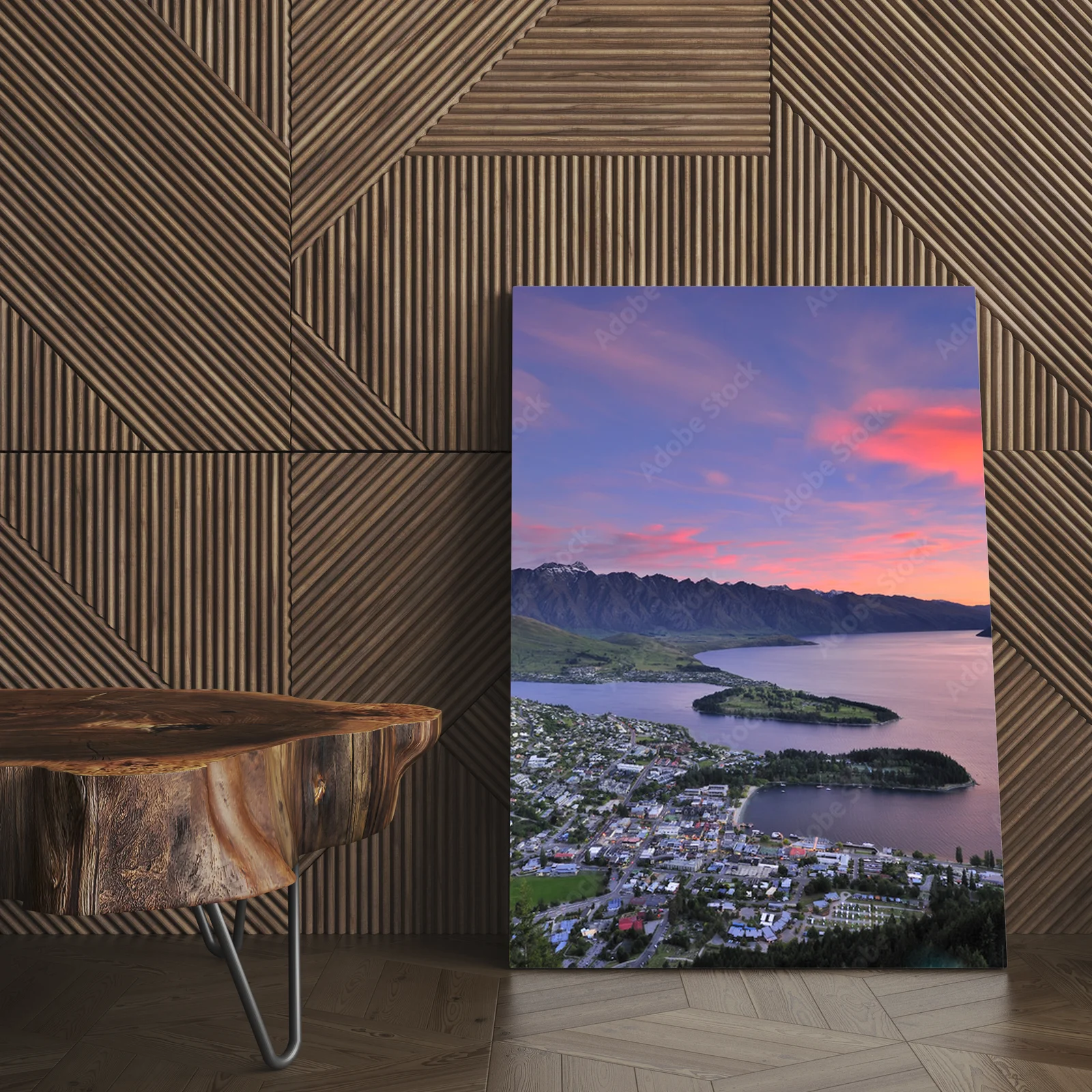 Zachwycające widoki Queenstown o zmierzchu