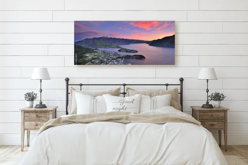 Zachwycające widoki Queenstown o zmierzchu