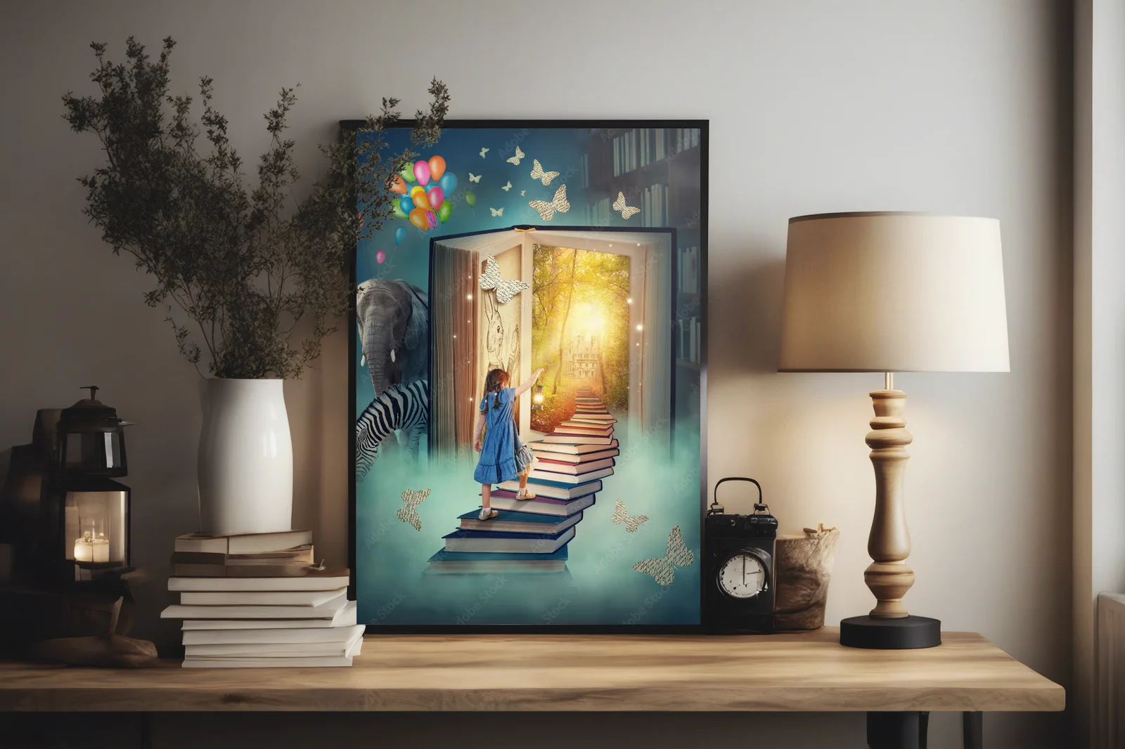 Misterne schody dzieciństwa w magicznych odcieniach