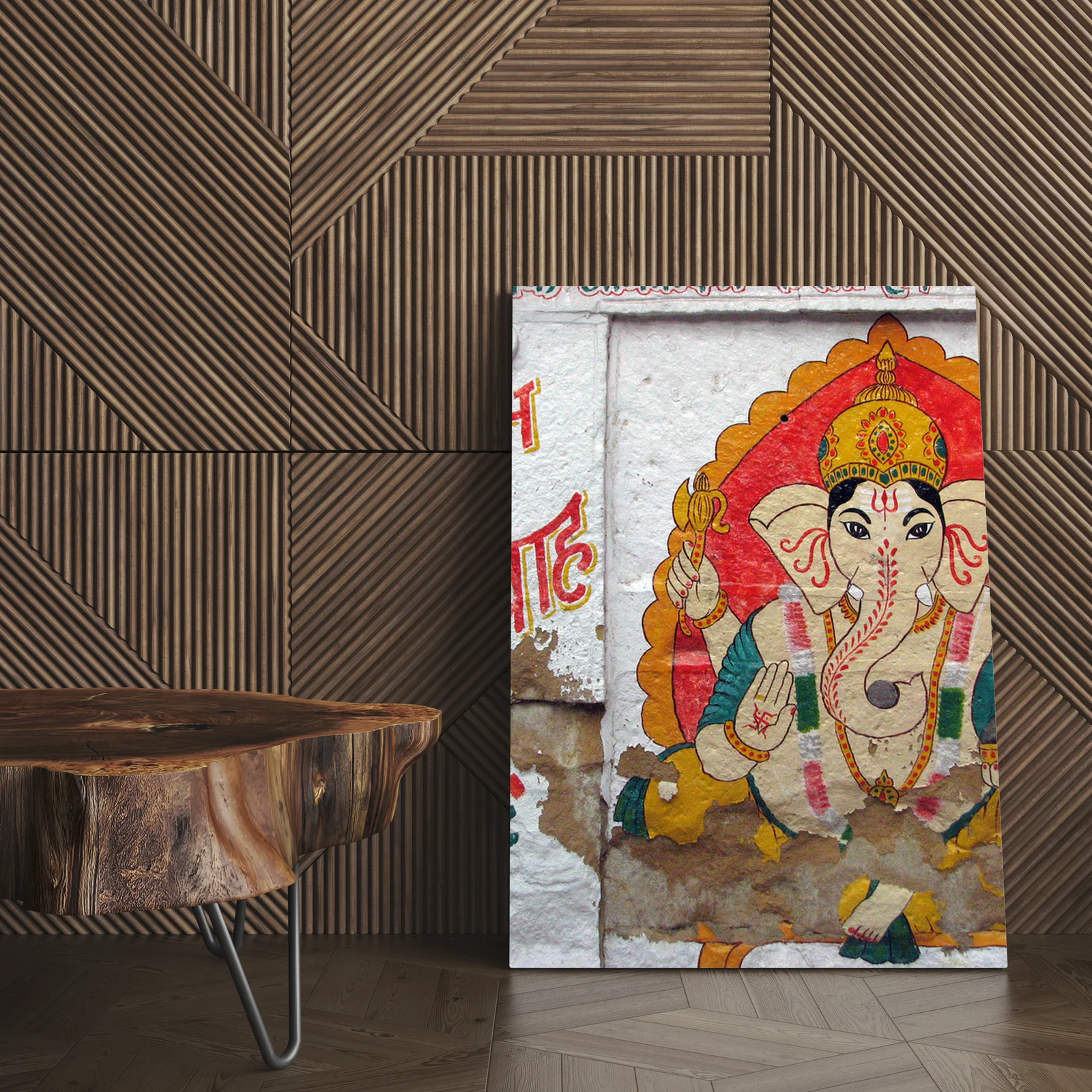 Spokojne odcienie spokojnego Ganesh z Jaisalmer