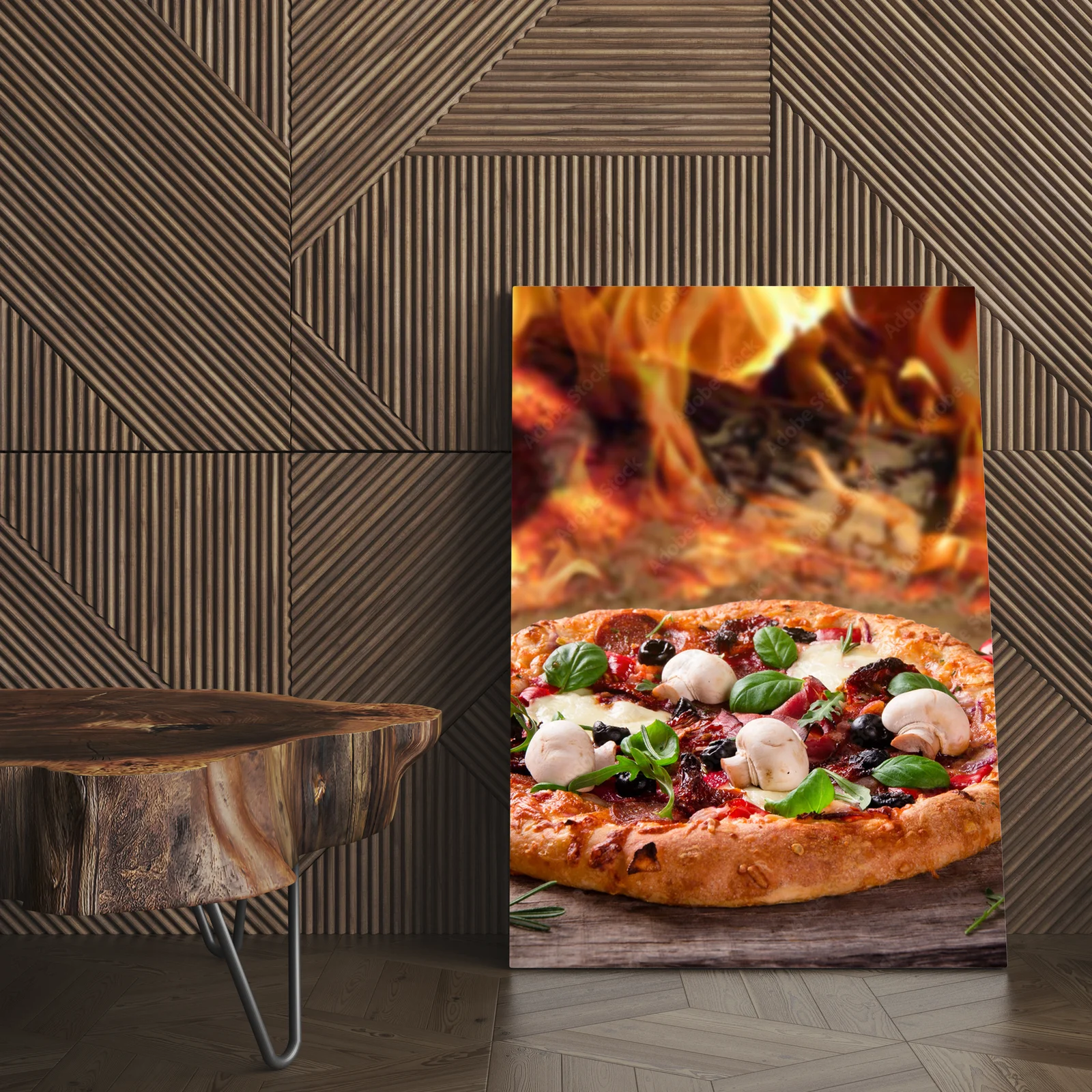 Niezapomniana włoska pizza na rustykalnym stole