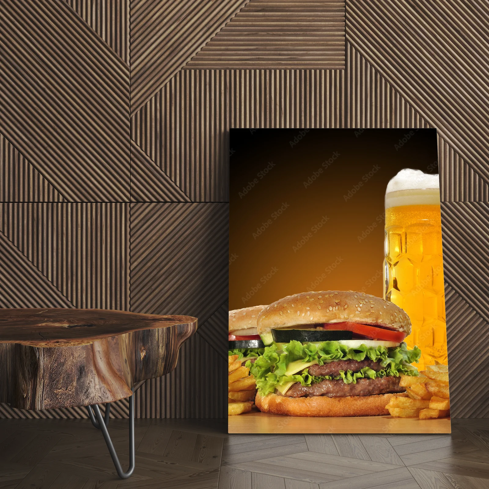 Kulinarny duet: hamburgery i piwo w czerni