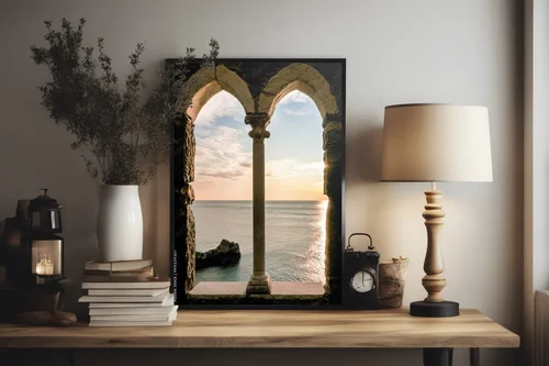 Misterne pejzaże Portovenere o zmierzchu