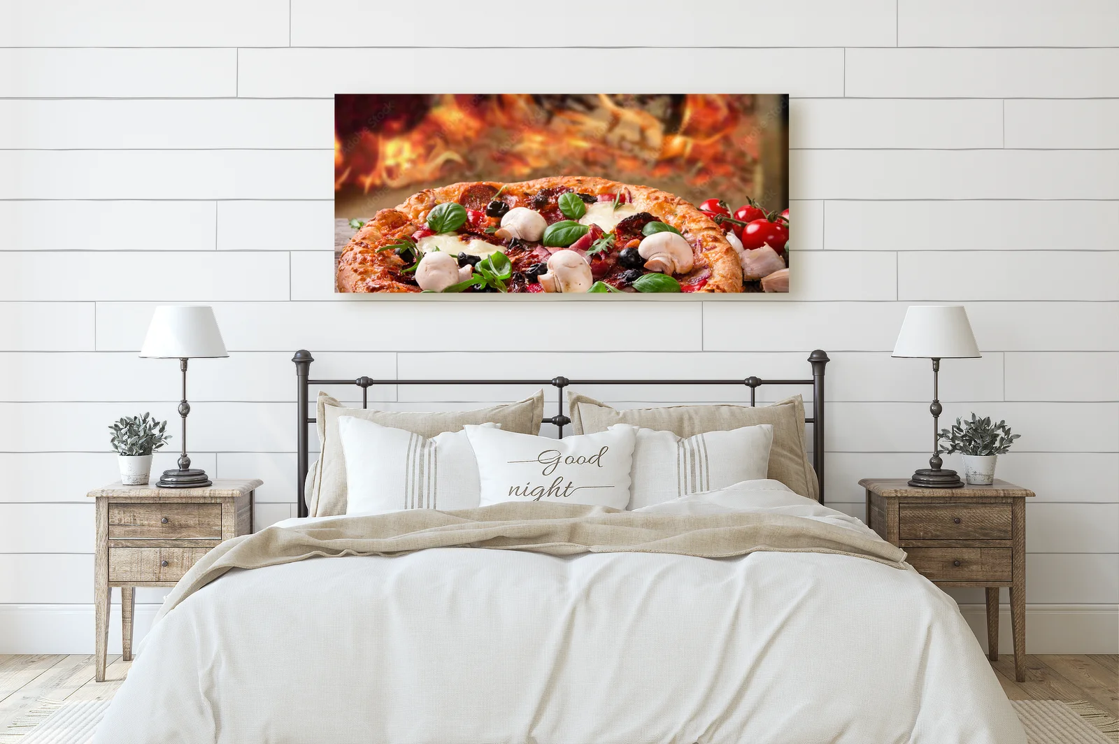 Niezapomniana włoska pizza na rustykalnym stole