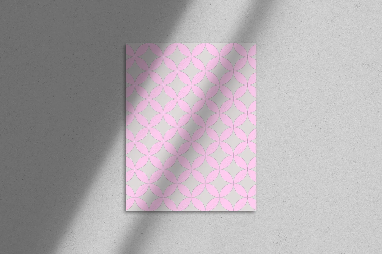 Abstrakcyjne geometryczne kompozycje w pastelowych odcieniach