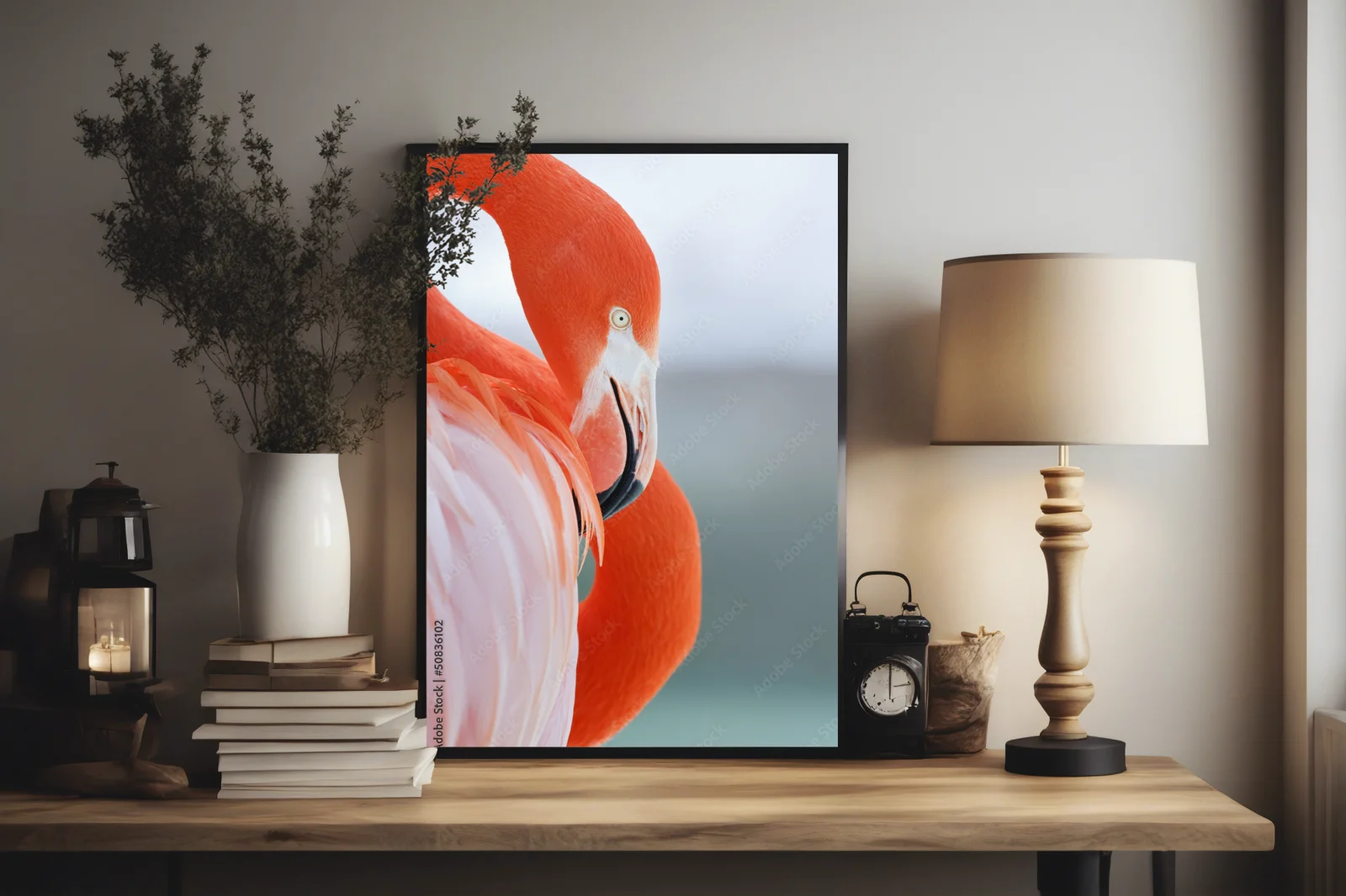 Eksplozja barw: Flamingo w pastelowym raju