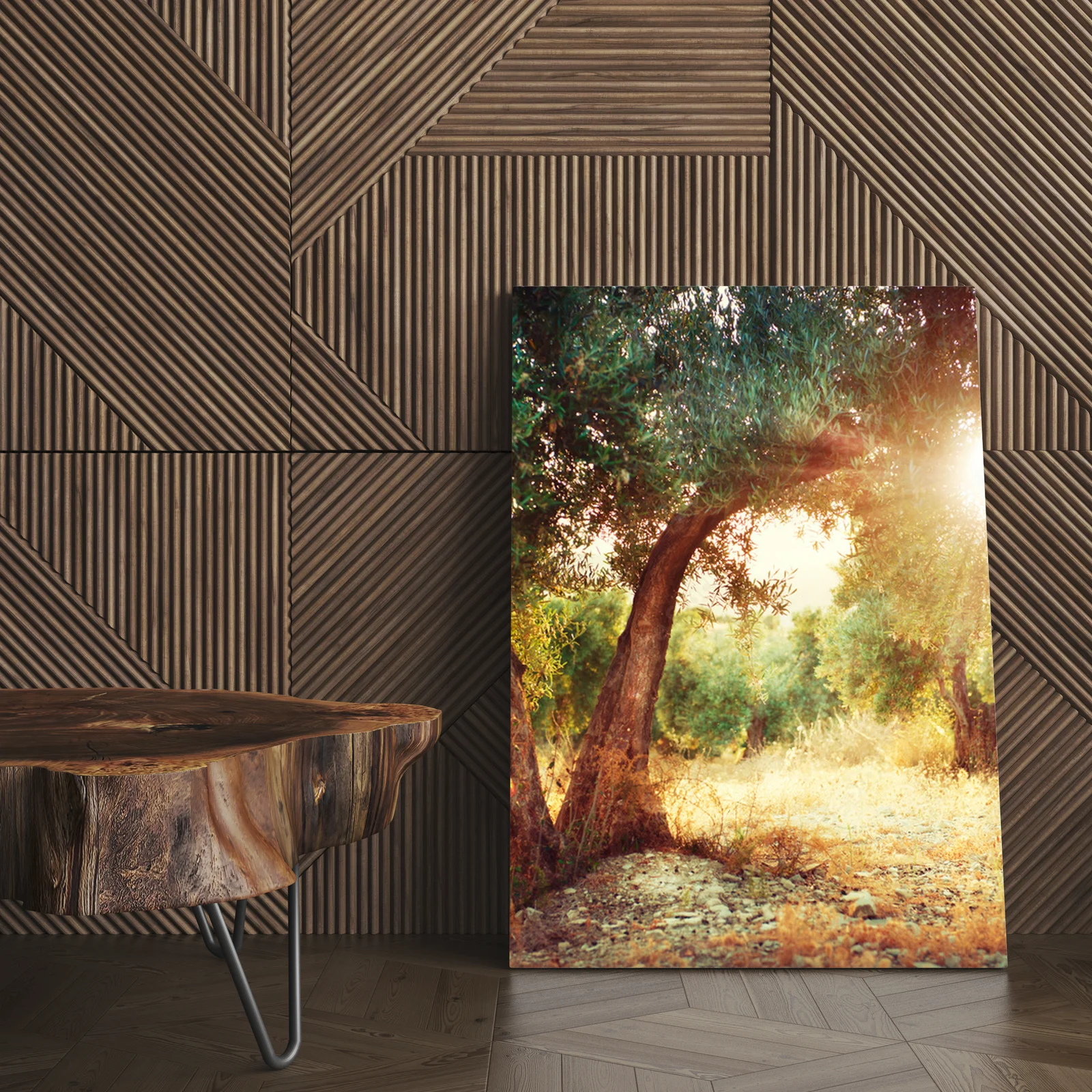 Olive Trees - Naturalna Elegancja w Pastelowych Tonach