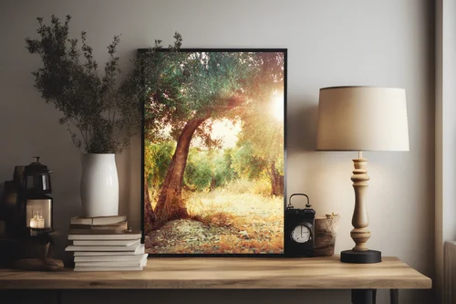 Olive Trees - Naturalna Elegancja w Pastelowych Tonach
