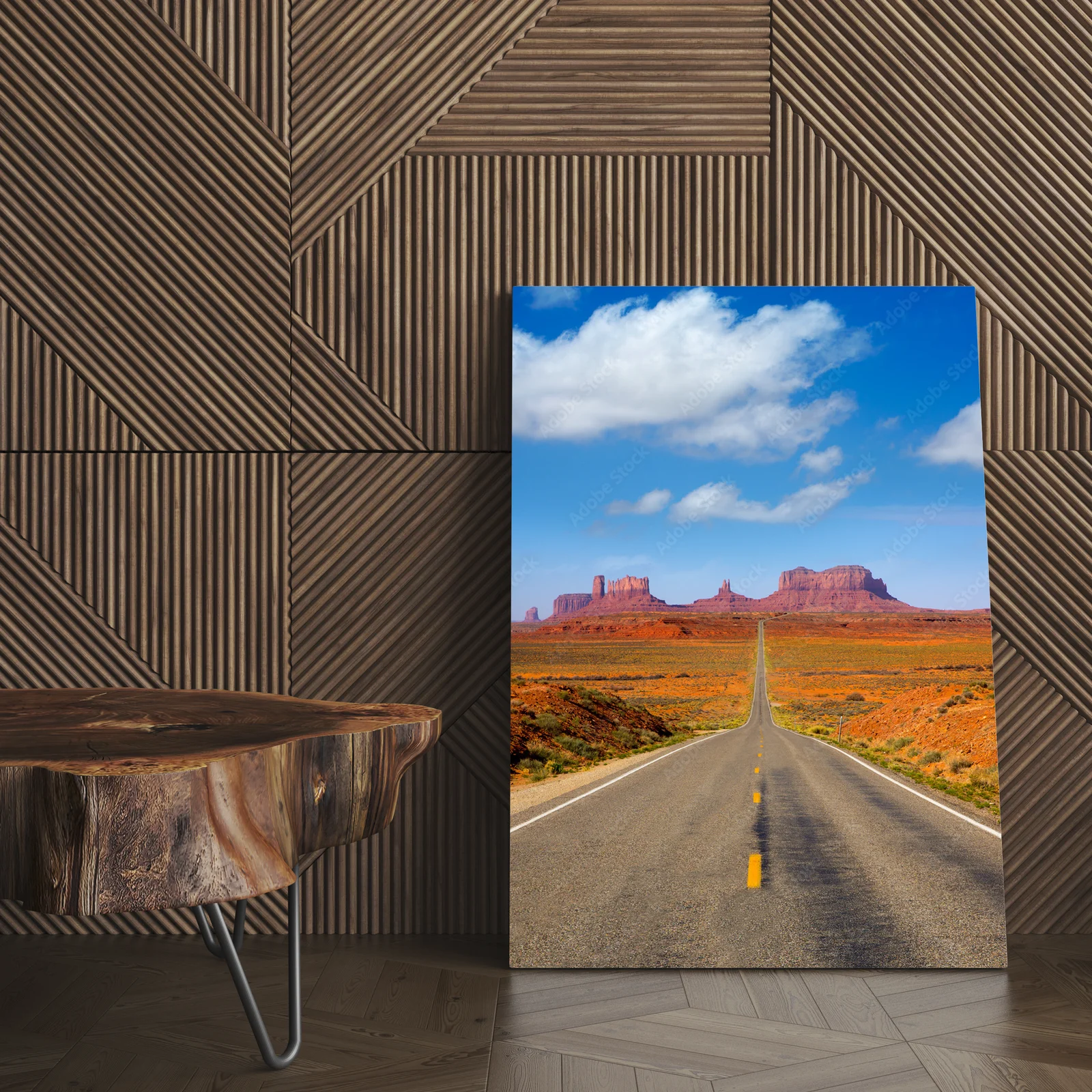 Zachwycający widok na Monument Valley w intensywnych barwach