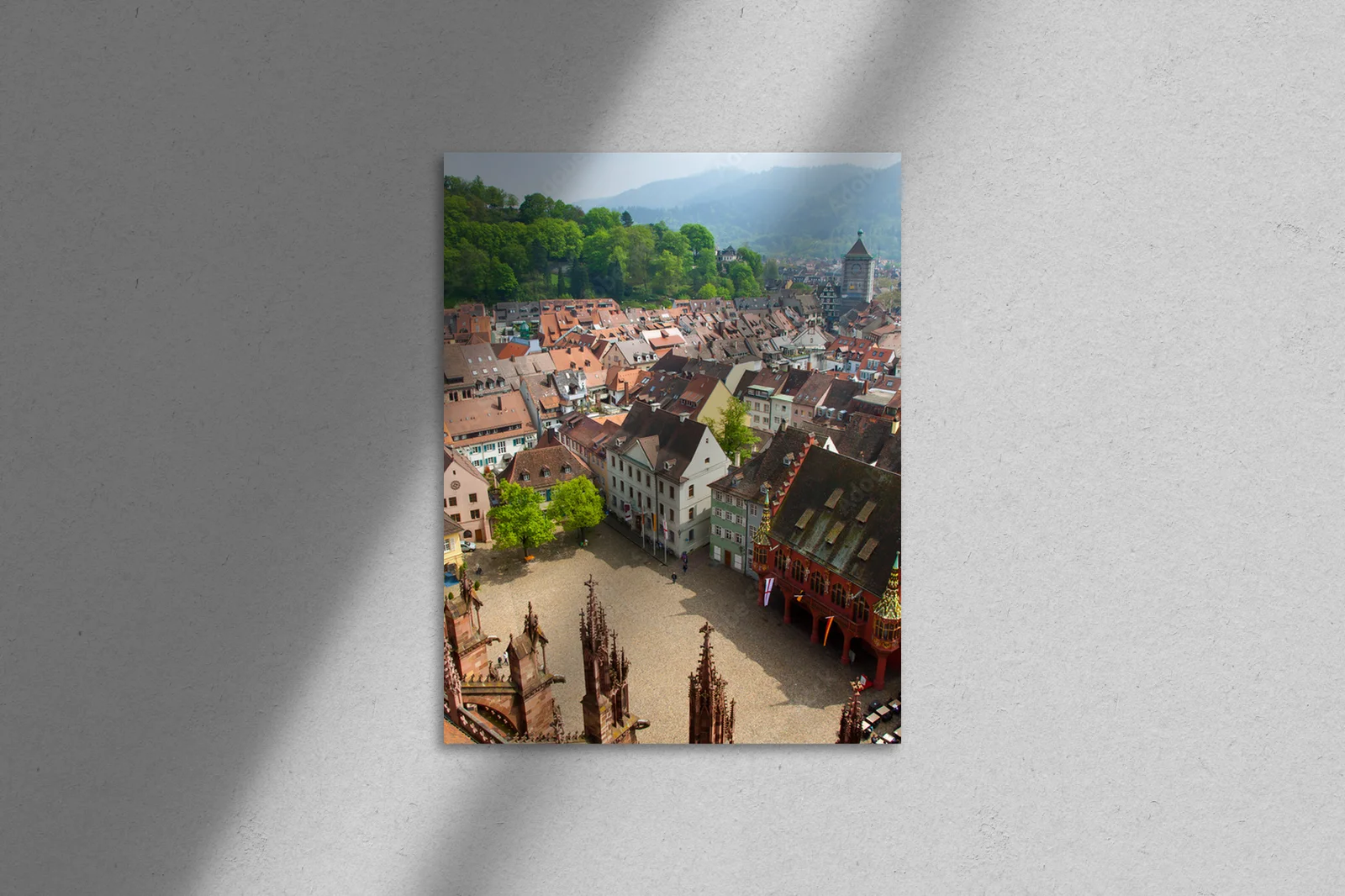 Urokliwe budowle Freiburg w harmonijnych barwach