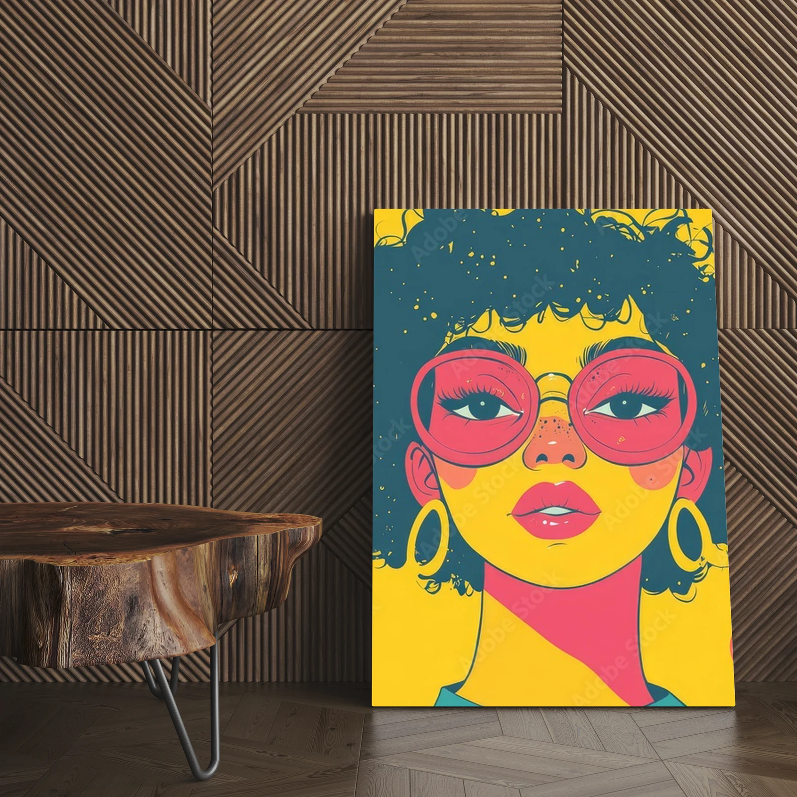 Radosny portret kobiecy w inspirujących kolorach