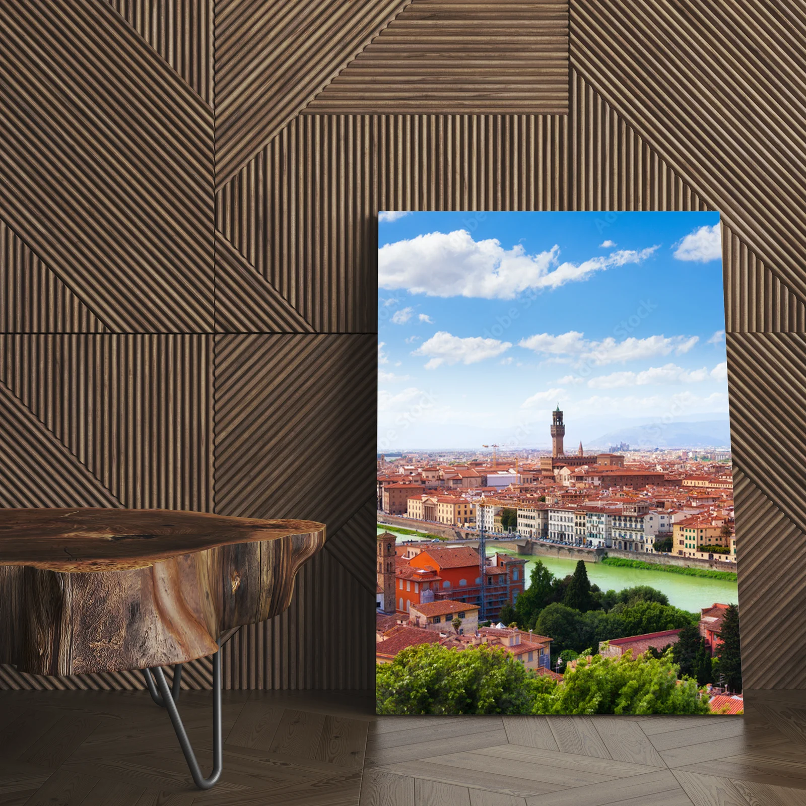 Zachwycająca panorama Florencji nad rzeką Arno