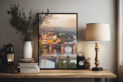 Praga: Urok Vltawy i Mostów w Duskowej Scenerii