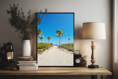 Odkryj urok Miami Beach w błękitnych odcieniach