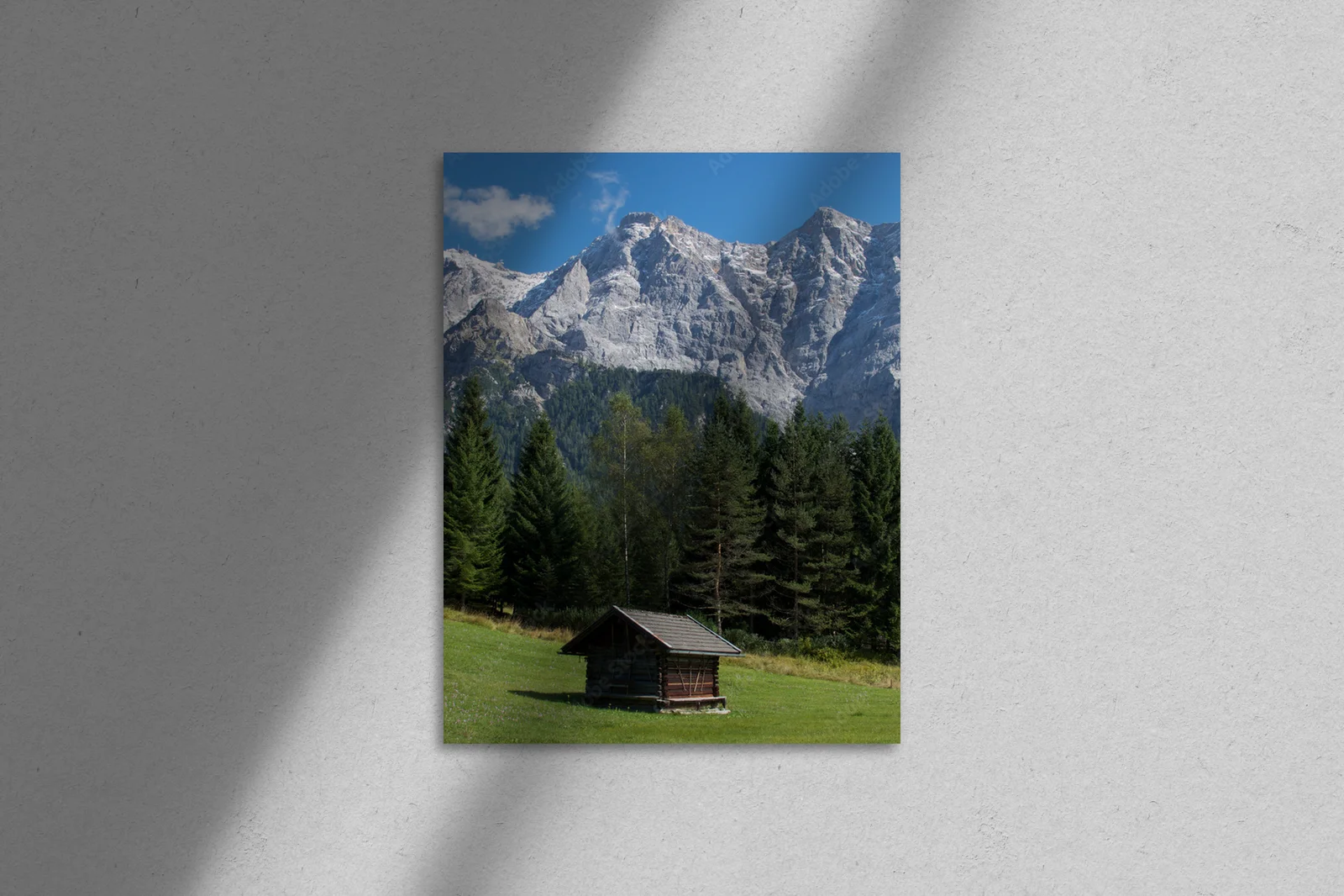Zugspitzmassiv: Alpejskie niebo w błękicie