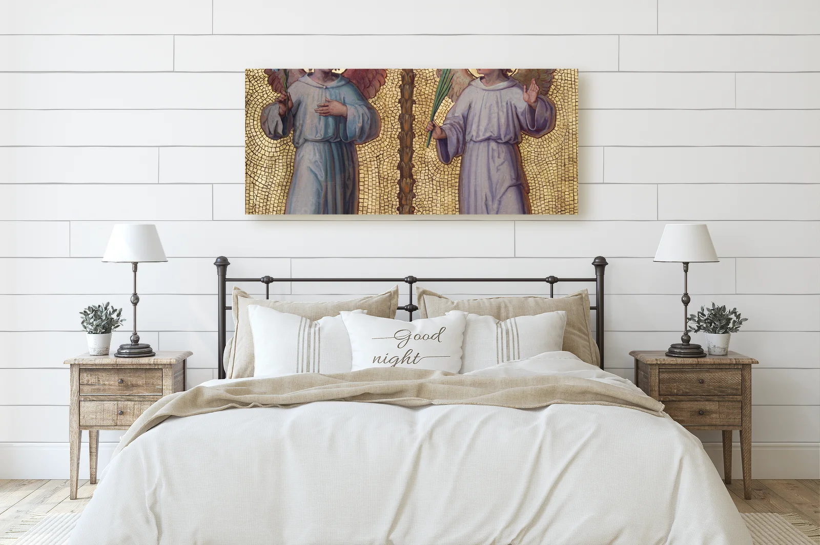 Fresco aniołów w kościele karmelitów