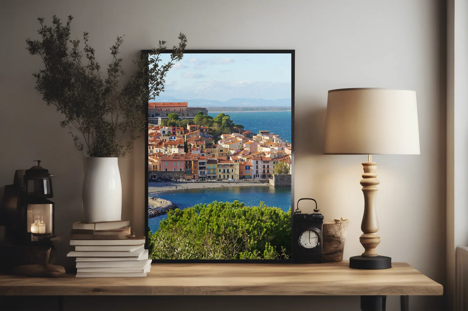 Urokliwe miasteczko Collioure nad Morzem Śródziemnym