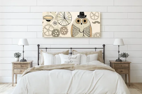 Mechaniczne sowy w nostalgicznym stylu steampunk