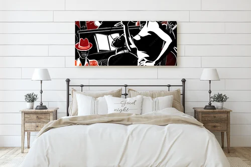 Jazzowy klimat w matowych czerniach