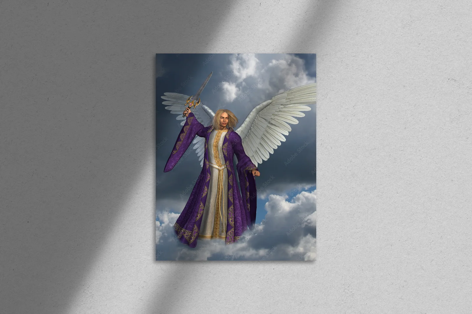 Archangel Michael – Mityczna postać w stonowanej palecie