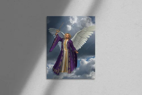 Archangel Michael – Mityczna postać w stonowanej palecie