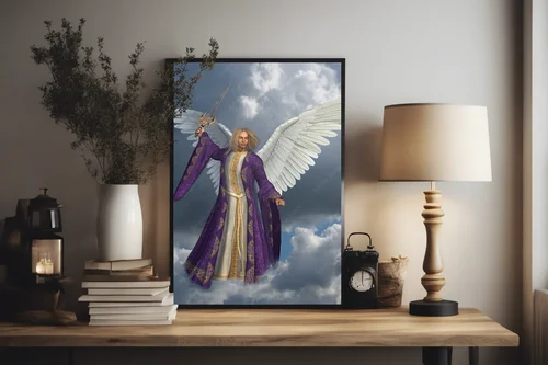 Archangel Michael – Mityczna postać w stonowanej palecie