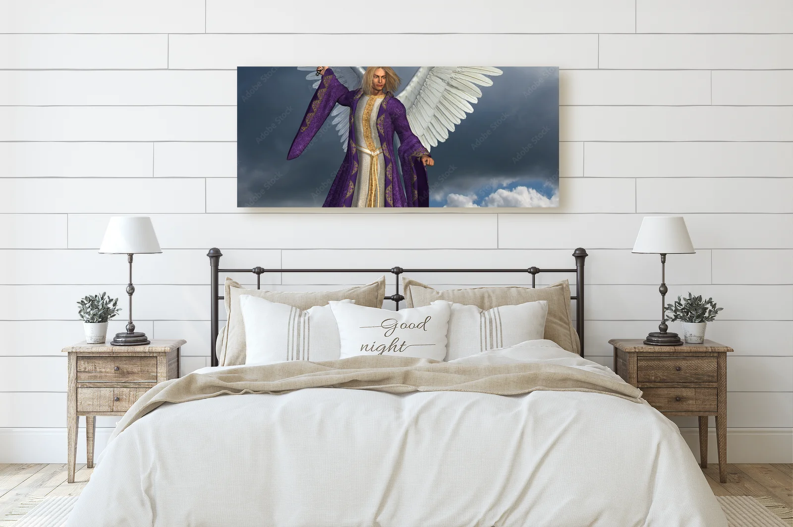 Archangel Michael – Mityczna postać w stonowanej palecie