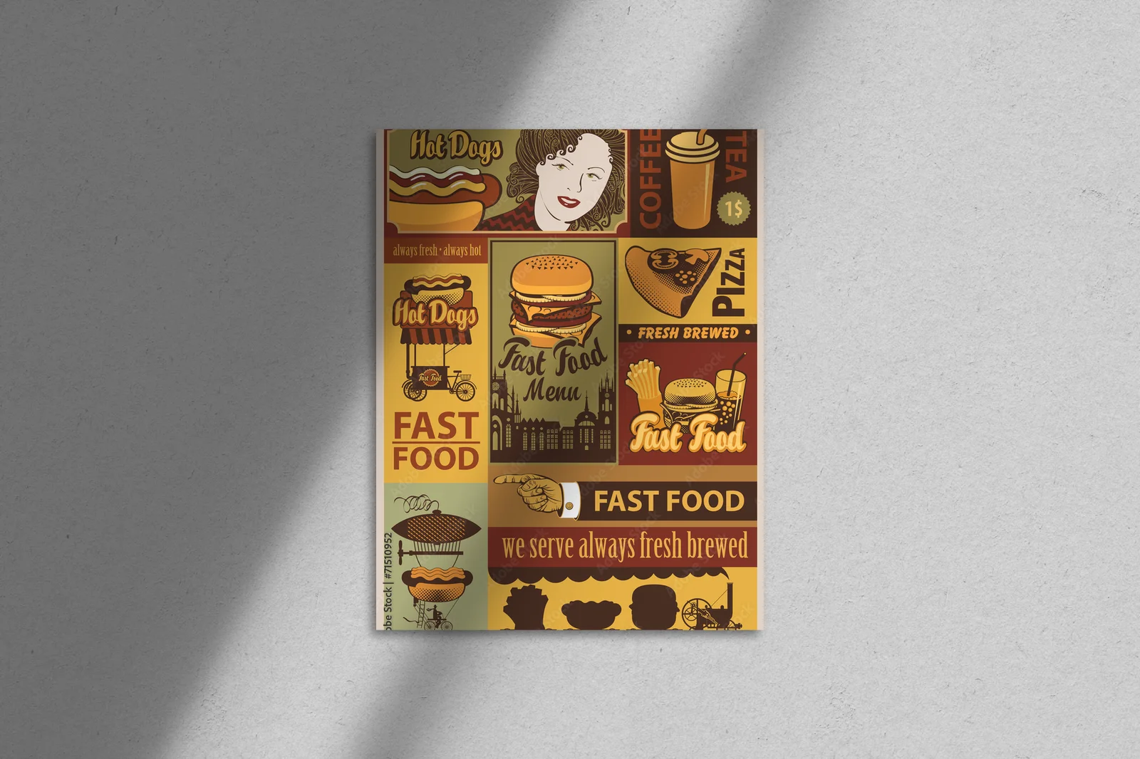 Retro inspiracje dla miłośników fast foodu