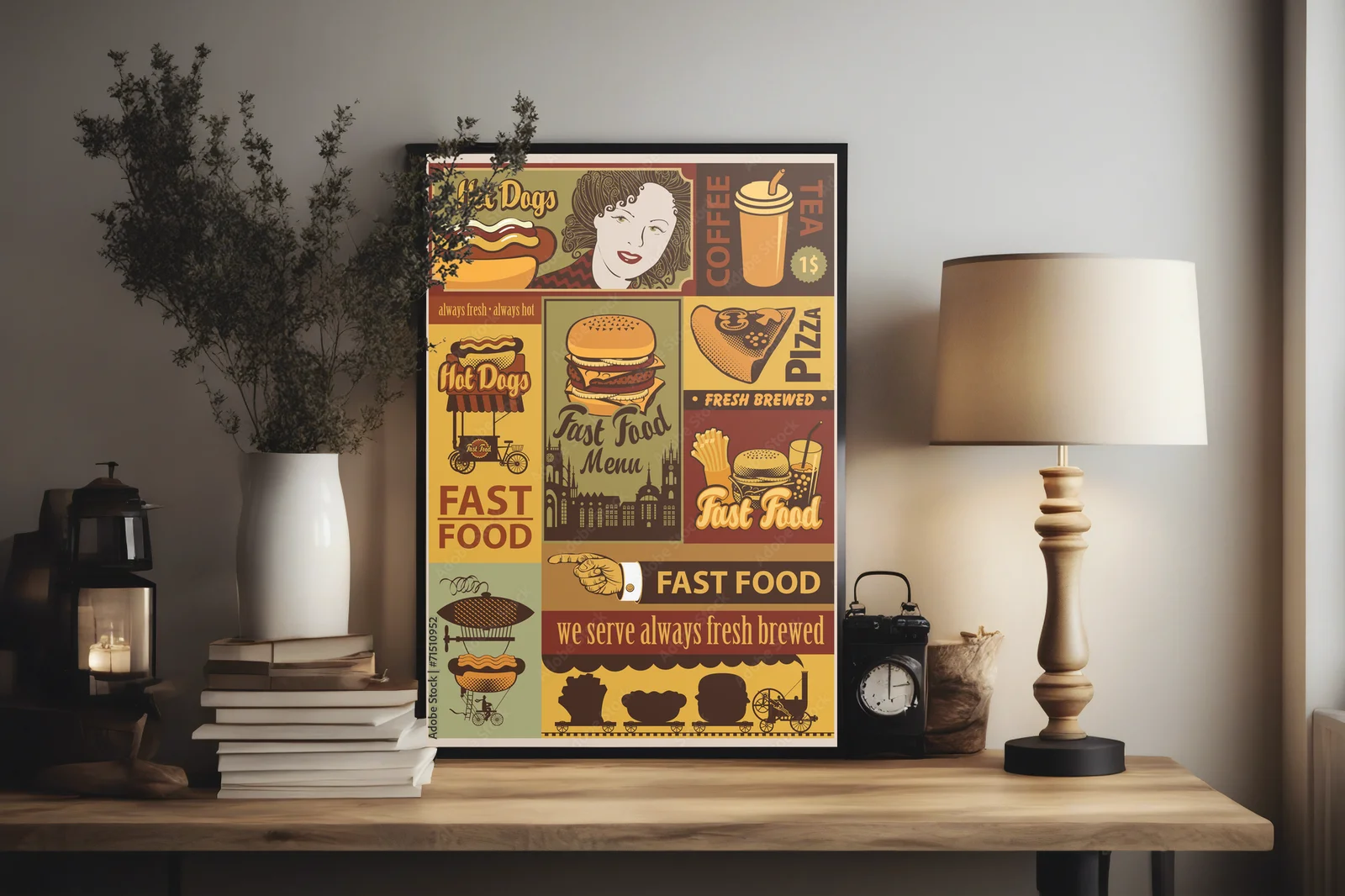 Retro inspiracje dla miłośników fast foodu
