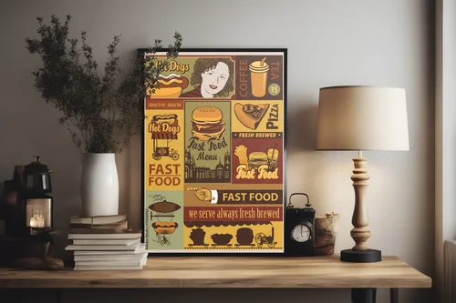 Retro inspiracje dla miłośników fast foodu