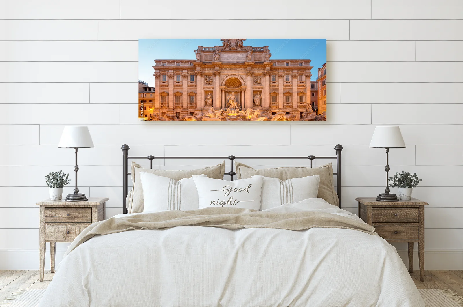 Zjawiskowa Fontanna di Trevi w sokolich barwach