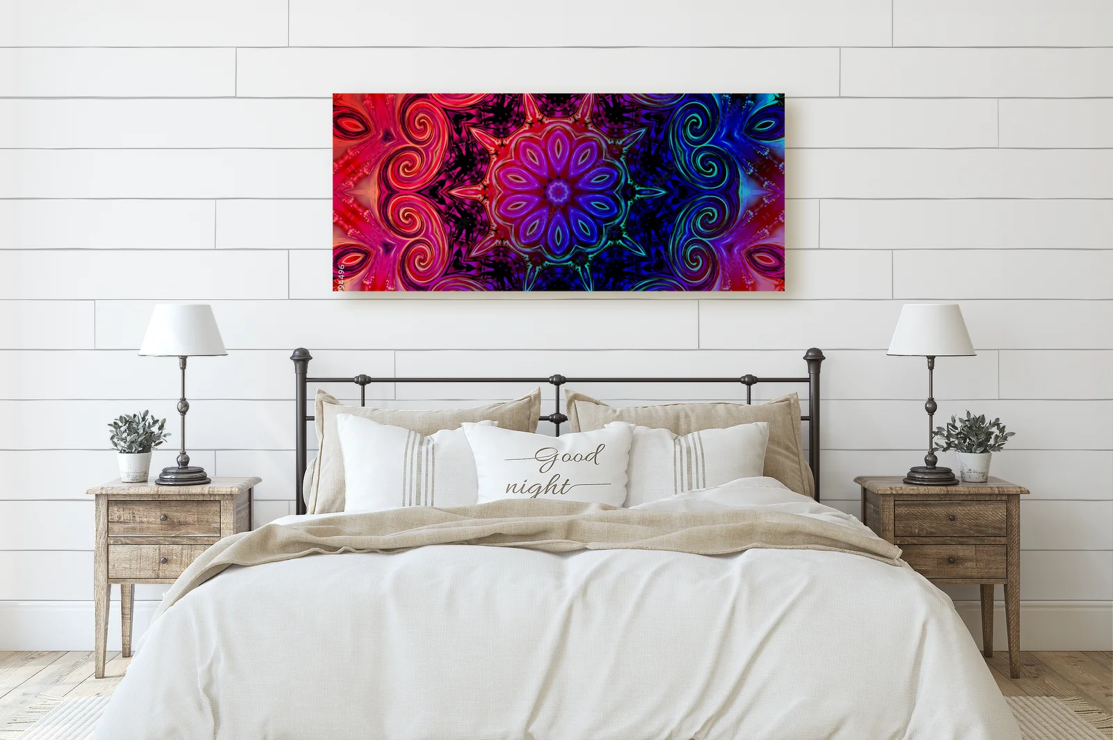 Wielobarwna mandala kwiatowa w wyjątkowym stylu