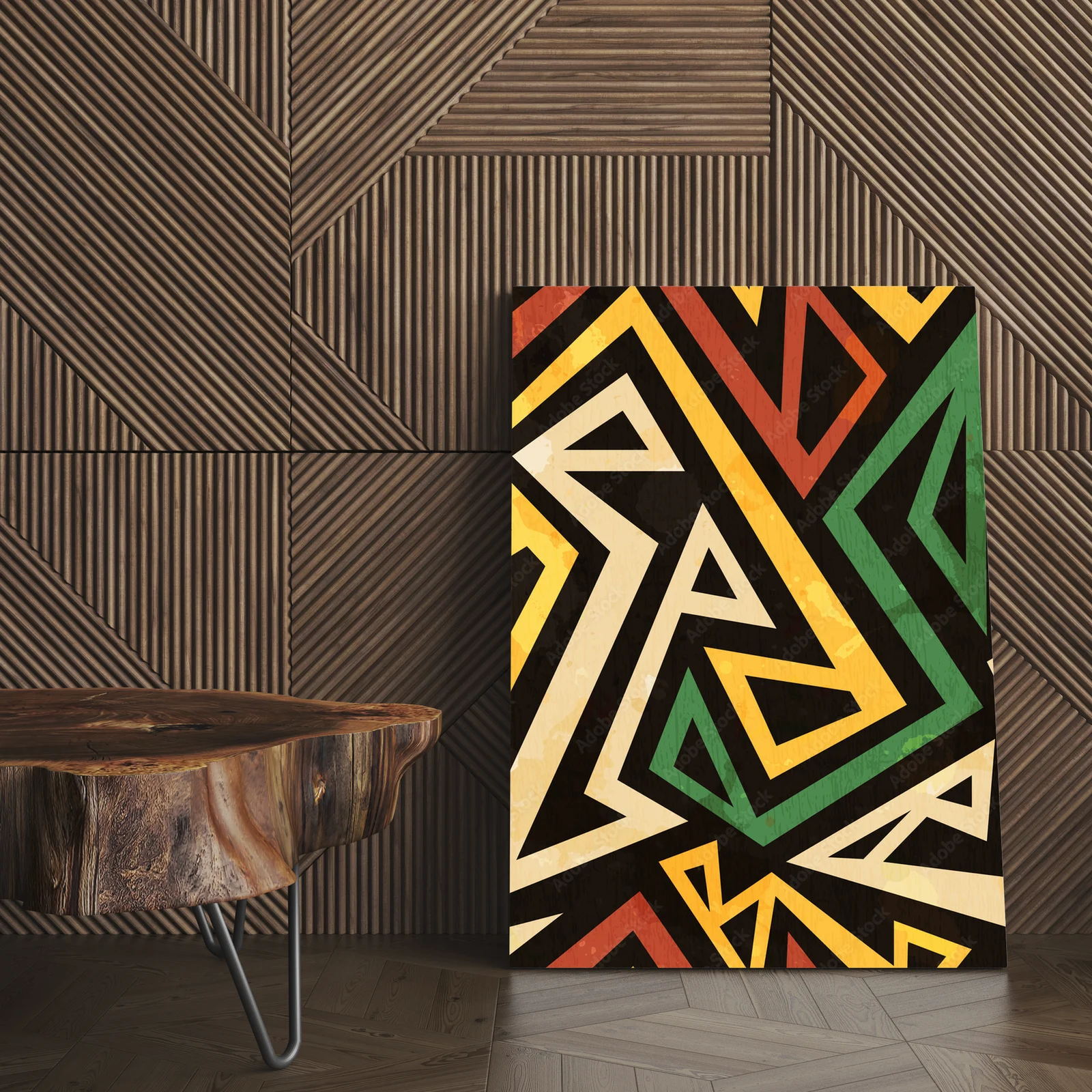 Afrykańska geometria w jesiennych barwach